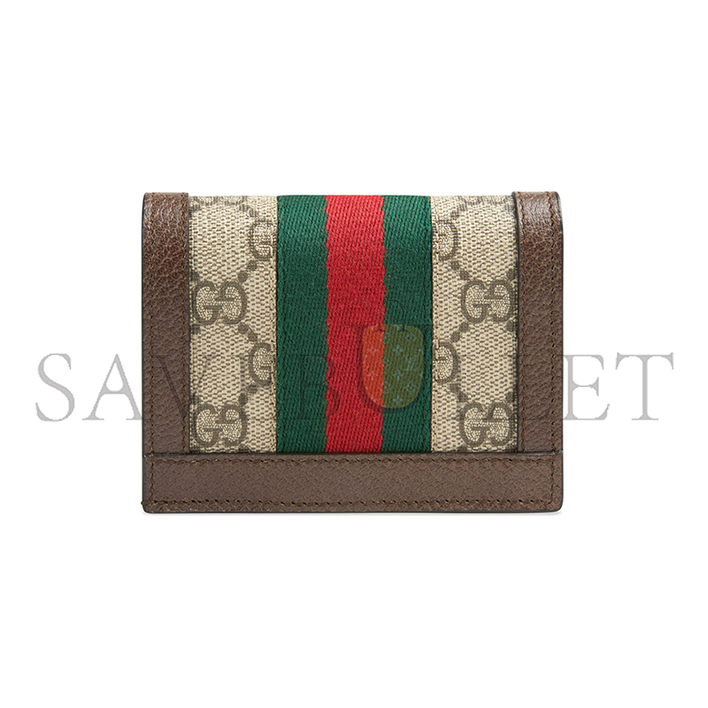 GUCCI OPHIDIA CARD CASE WALLET 523155 (17.5*11cm) GUCCI OPHIDIA CARD CASE WALLET 523155 (17.5*11cm)